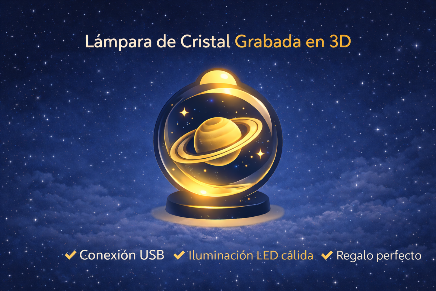 Bola de cristal - saturno